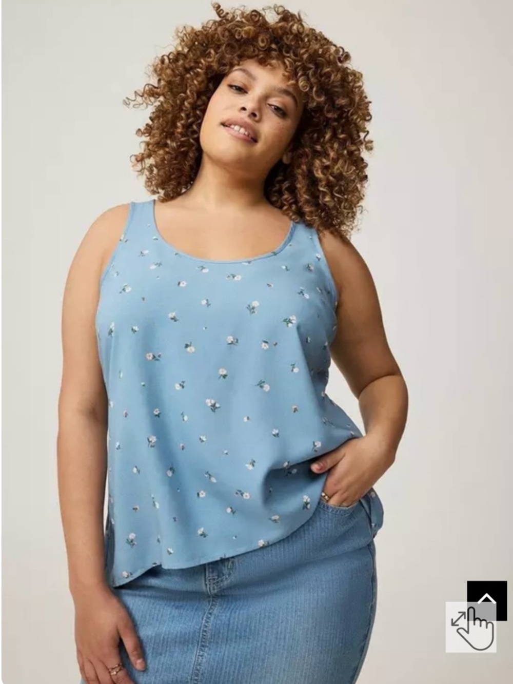 Torrid Challis Sleeveless Summer Top